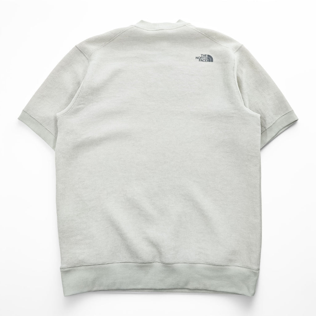 THE NORTH FACE コンフォーティブ ワッフル 半袖 ポケットTシャツ L ベージュ ライトグレー S/S COMFORTIVE WAFFLE CREW 直営店限定 NT12398R