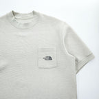 THE NORTH FACE コンフォーティブ ワッフル 半袖 ポケットTシャツ L ベージュ ライトグレー S/S COMFORTIVE WAFFLE CREW 直営店限定 NT12398R