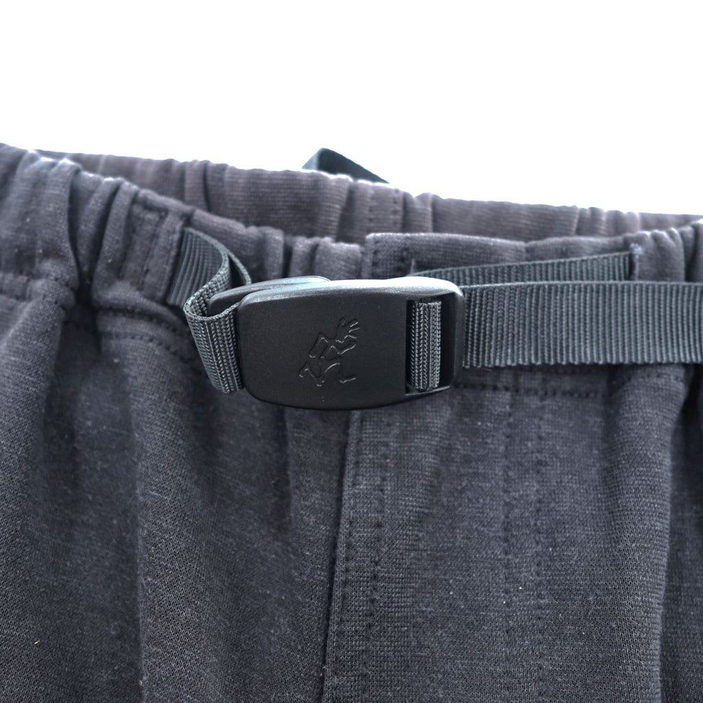 GRAMICCI クライミング ショートパンツ クールマックスニット M ブラック ベルト付 スウェット COOL MAX KNIT ST-SHORTS GMP-18S046