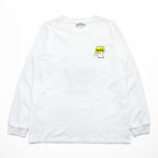 A.P.C. × BRAIN DEAD 長袖 ロングスリーブ Tシャツ INTERACTION #3 Future Shock MOLLY ロンT L ホワイト バックプリント ポルトガル製