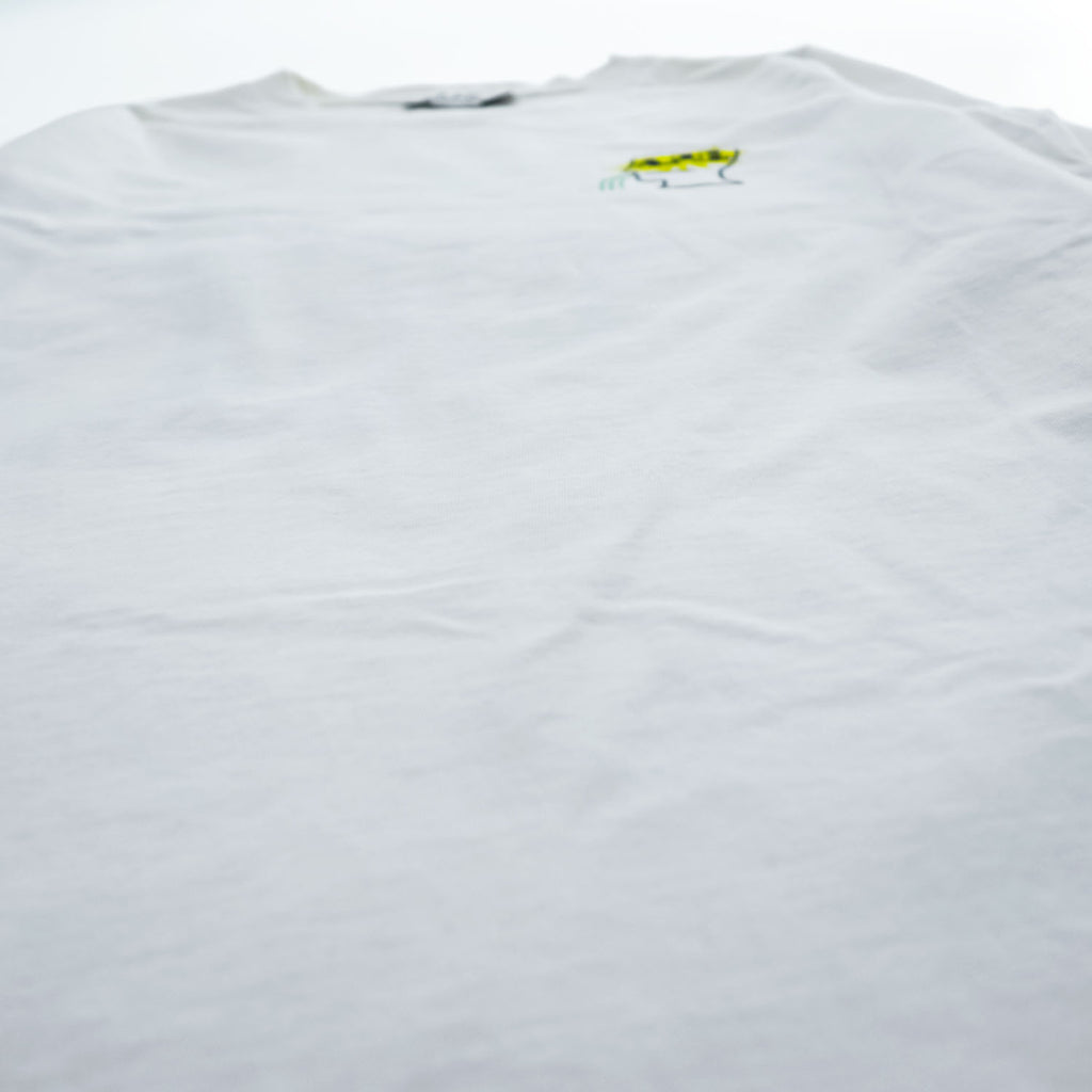 A.P.C. × BRAIN DEAD 長袖 ロングスリーブ Tシャツ INTERACTION #3 Future Shock MOLLY ロンT L ホワイト バックプリント ポルトガル製