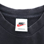 NIKE 90年代 USA製 ヴィンテージ Tシャツ M ブラック フェード 刺繍 JUST DO IT. バスケット グラフィック プリント