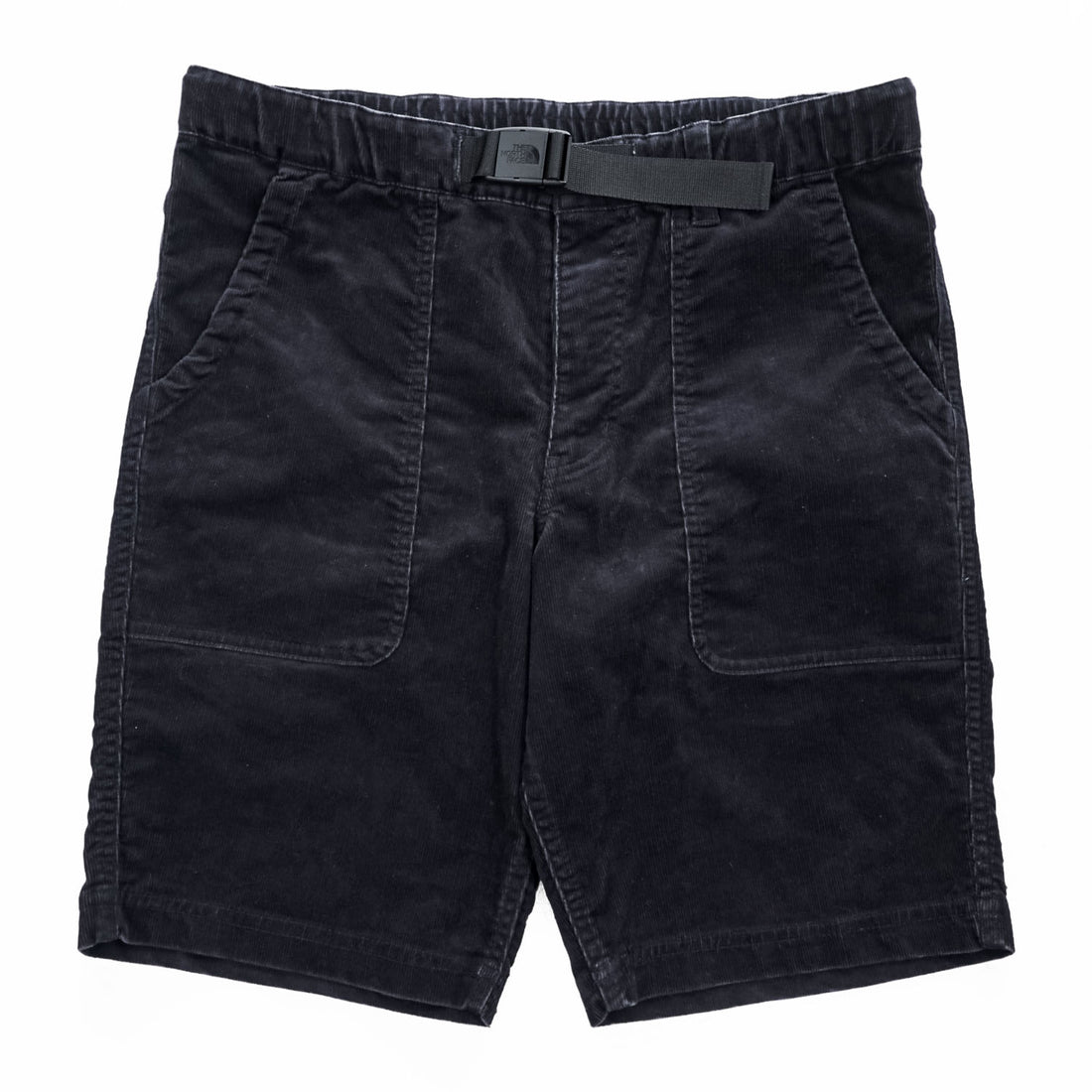 THE NORTH FACE コーデュロイ ショートパンツ アウトドア クライミングショーツ L ブラック ストレッチ ベルト付 STRETCH CORD SHORT NB41310