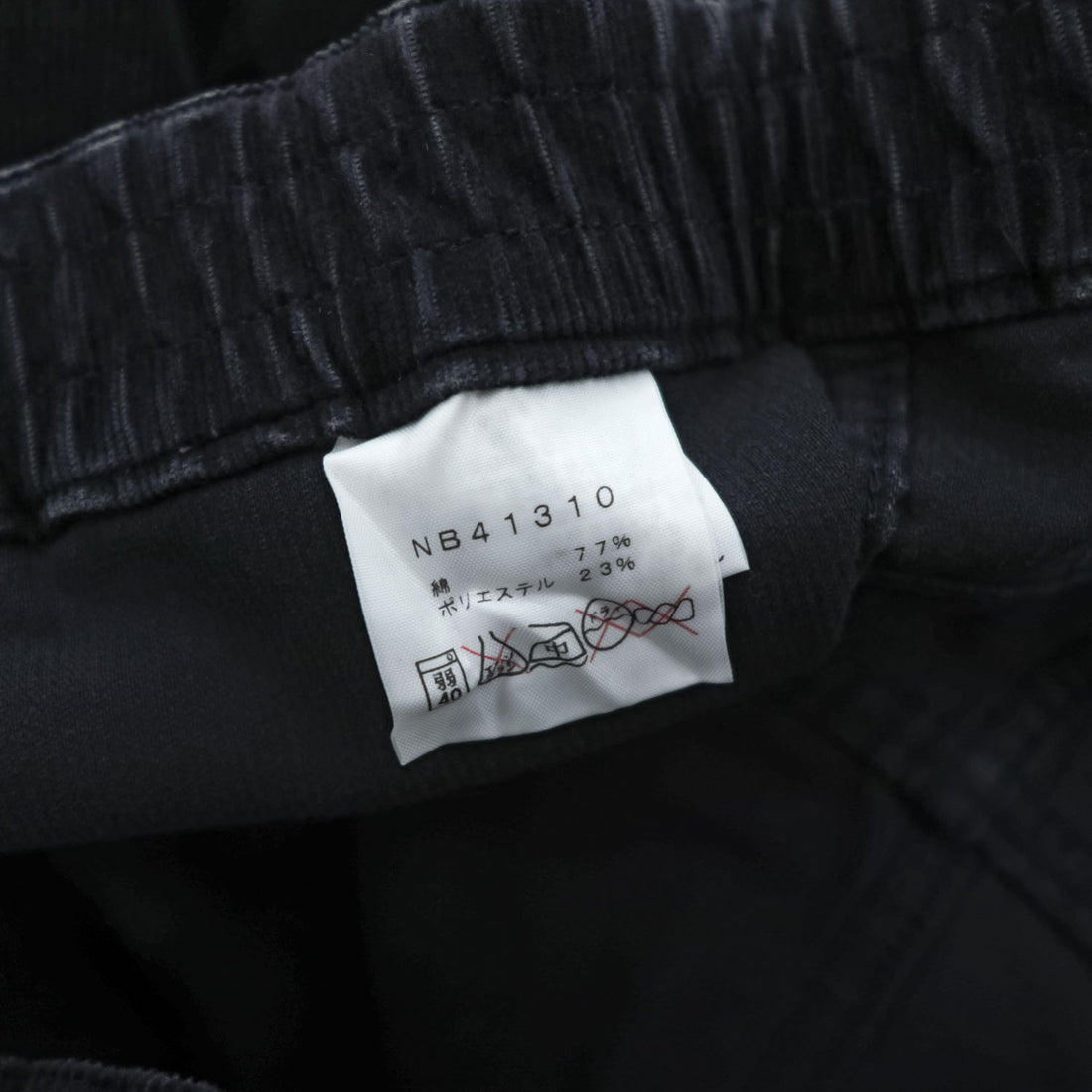 THE NORTH FACE コーデュロイ ショートパンツ アウトドア クライミングショーツ L ブラック ストレッチ ベルト付 STRETCH CORD SHORT NB41310