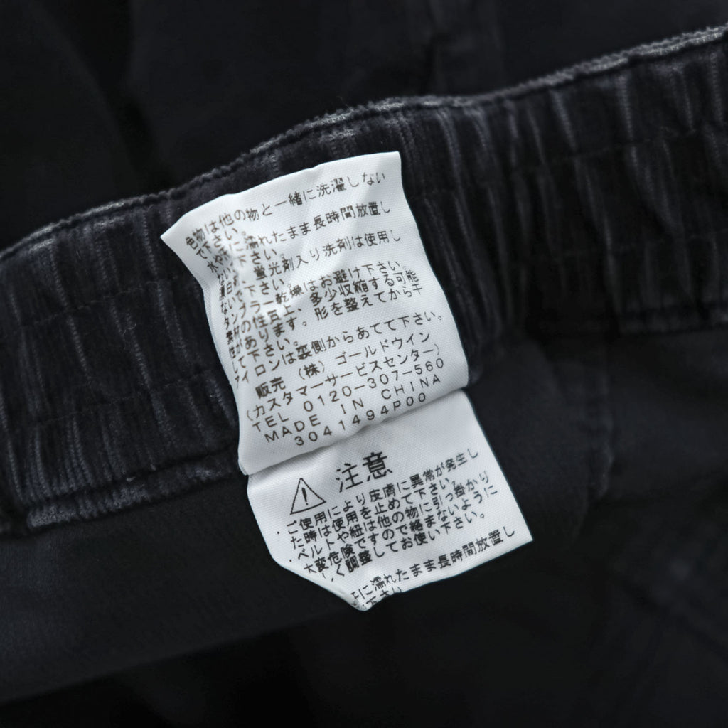 THE NORTH FACE コーデュロイ ショートパンツ アウトドア クライミングショーツ L ブラック ストレッチ ベルト付 STRETCH CORD SHORT NB41310