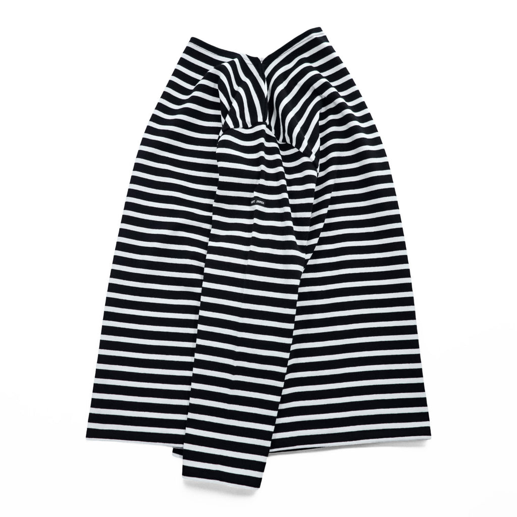 SAINT JAMES フランス製 OUESSANT ウェッソン バスクシャツ 長袖 ロングスリーブ Tシャツ ロンT L ブラック ホワイト ボーダー ボートネック EDIFICE別注 未使用品 24-070-310-0000-1-0