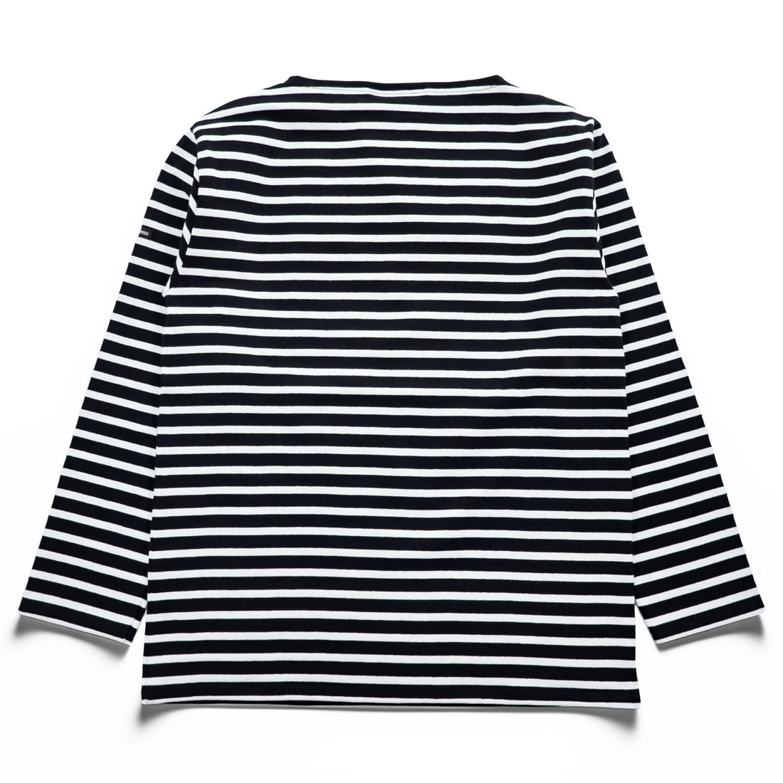 SAINT JAMES フランス製 OUESSANT ウェッソン バスクシャツ 長袖 ロングスリーブ Tシャツ ロンT L ブラック ホワイト ボーダー ボートネック EDIFICE別注 未使用品 24-070-310-0000-1-0