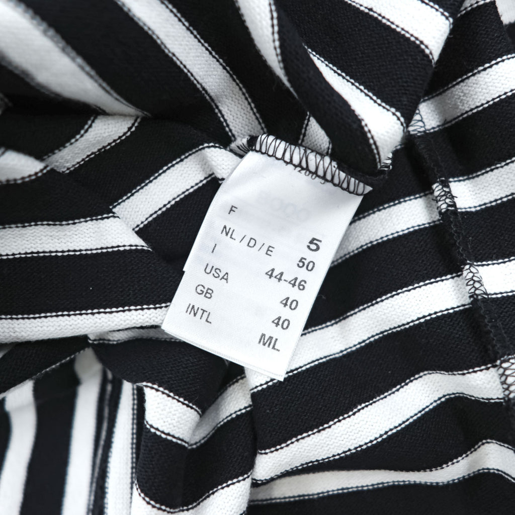 SAINT JAMES フランス製 OUESSANT ウェッソン バスクシャツ 長袖 ロングスリーブ Tシャツ ロンT L ブラック ホワイト ボーダー ボートネック EDIFICE別注 未使用品 24-070-310-0000-1-0