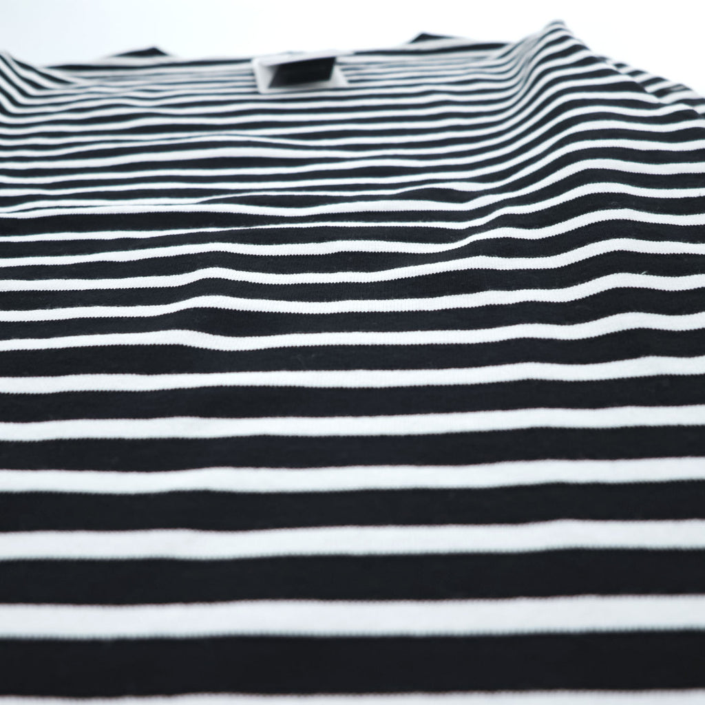 SAINT JAMES フランス製 OUESSANT ウェッソン バスクシャツ 長袖 ロングスリーブ Tシャツ ロンT L ブラック ホワイト ボーダー ボートネック EDIFICE別注 未使用品 24-070-310-0000-1-0
