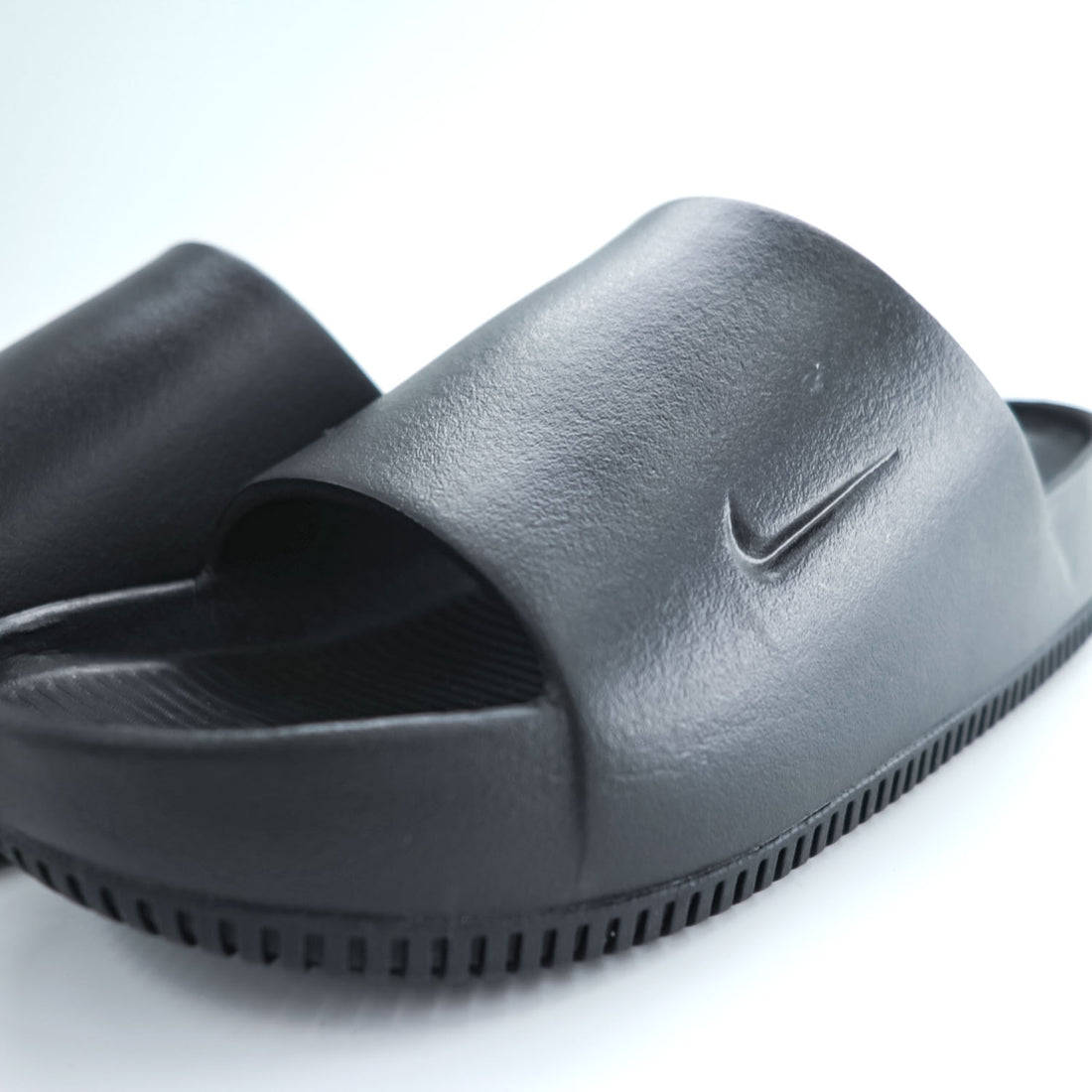 NIKE Calm Slide Sandals, US8, Black