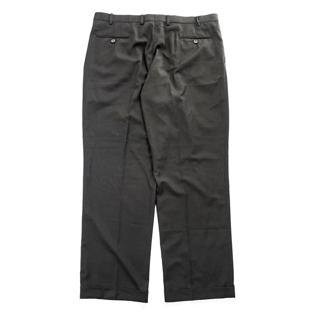 Ralph Lauren 90年代 ヴィンテージ  2タック スラックス パンツ L ワイド プリーツ ダブルカフス ガンクラブチェック
