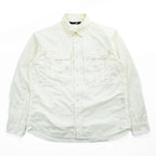 THE NORTH FACE Long Sleeve RUSTLE CANOPY SHIRT L White - Breathable, Polygiene, Biostatic Treatment, Antibacterial Anti-odor NR12302