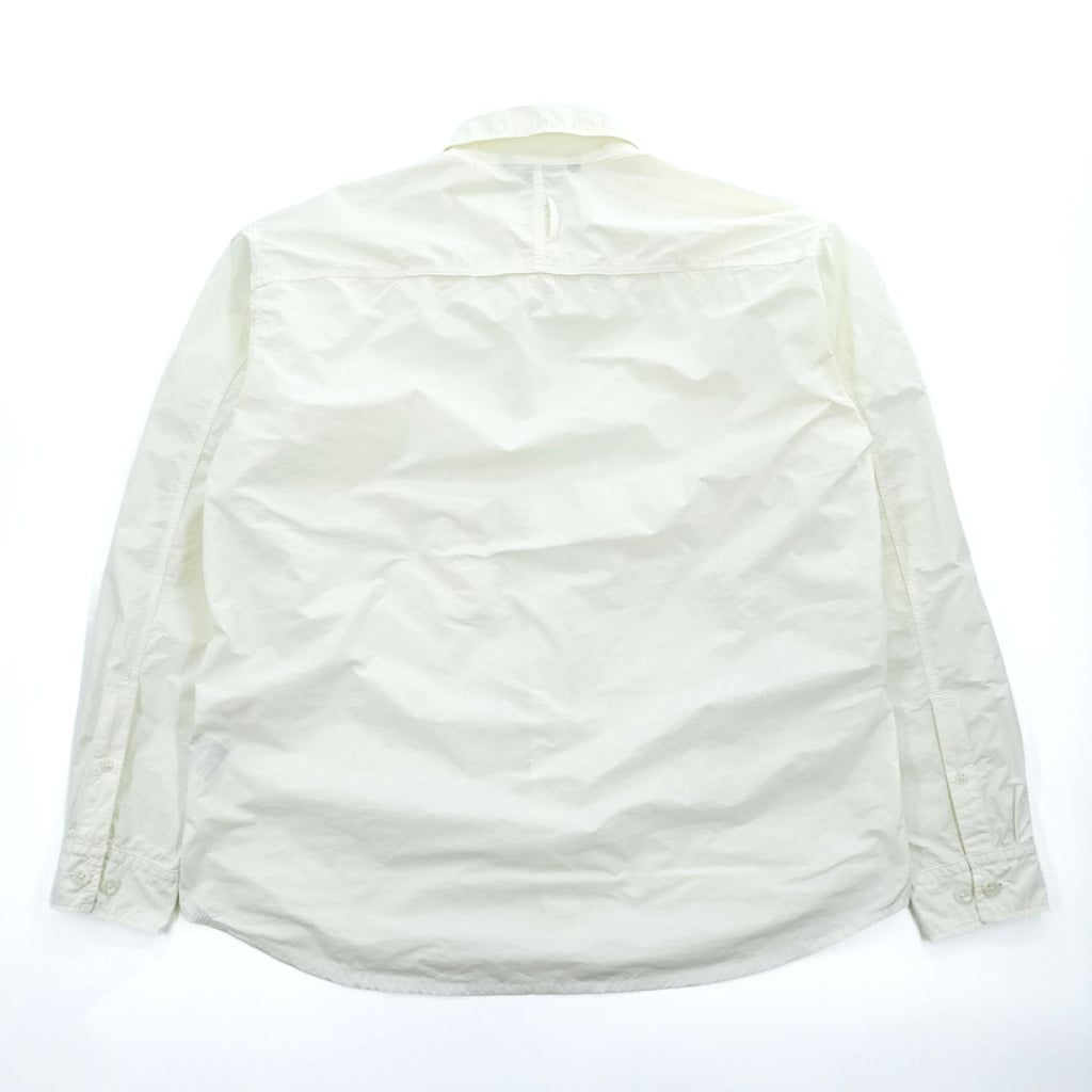 THE NORTH FACE Long Sleeve RUSTLE CANOPY SHIRT L White - Breathable, Polygiene, Biostatic Treatment, Antibacterial Anti-odor NR12302