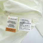 THE NORTH FACE Long Sleeve RUSTLE CANOPY SHIRT L White - Breathable, Polygiene, Biostatic Treatment, Antibacterial Anti-odor NR12302