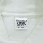 CAMBER USA製 ヘビーウェイト モックネック Tシャツ XXL ホワイト ビッグサイズ SPECIAL EDITION