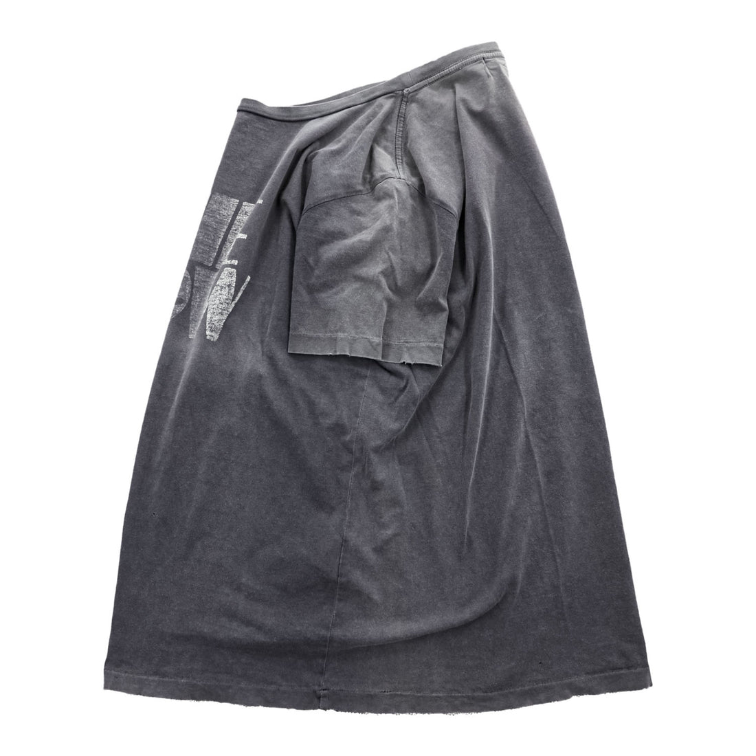 REMI RELIEF 日本製 ヴィンテージ加工 Tシャツ L グレー フェード スペシャル加工T(THE NOW)