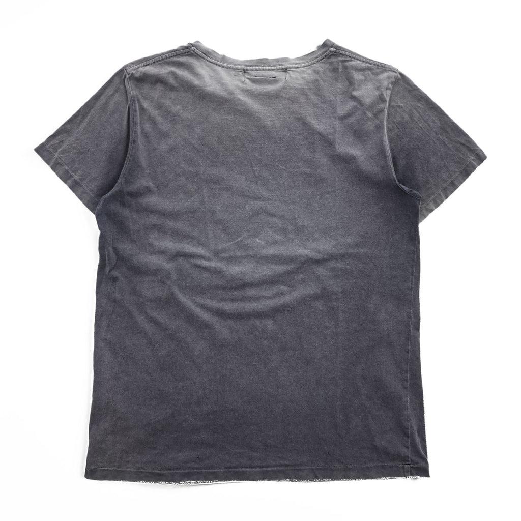 REMI RELIEF 日本製 ヴィンテージ加工 Tシャツ L グレー フェード スペシャル加工T(THE NOW)