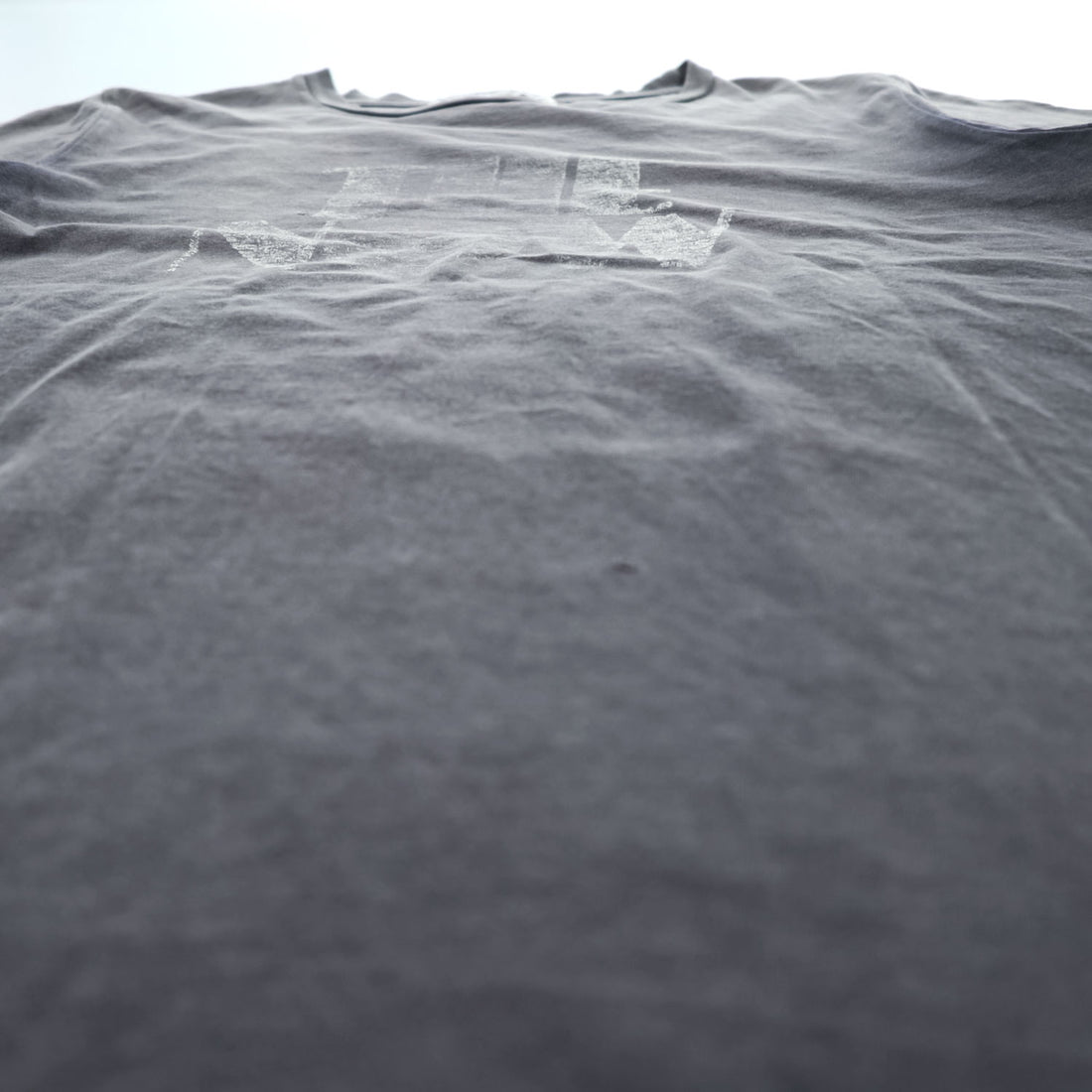 REMI RELIEF 日本製 ヴィンテージ加工 Tシャツ L グレー フェード スペシャル加工T(THE NOW)