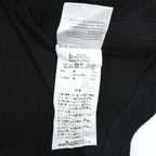 blurhms Japan Made T-Shirt L Black Rough & Smooth Thermal Raglan Tee blurhms ROOTSTOCK bROOTS24S21