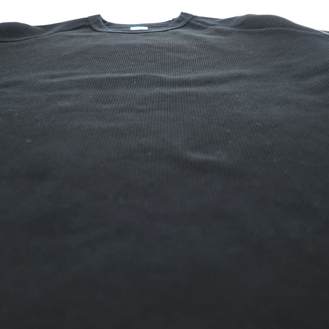 blurhms Japan Made T-Shirt L Black Rough & Smooth Thermal Raglan Tee blurhms ROOTSTOCK bROOTS24S21