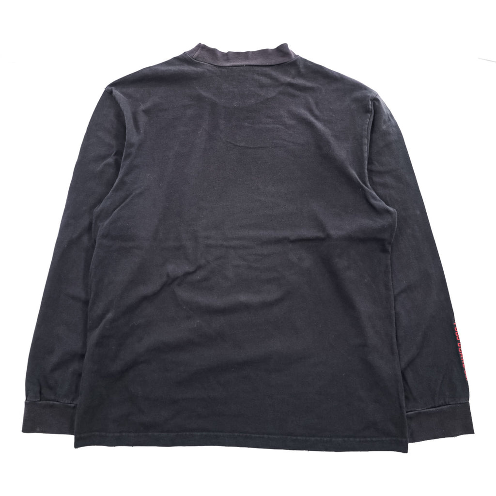 Ralph Lauren POLO JEANS COMPANY 90年代 ヴィンテージ 長袖 ロングスリーブ Tシャツ ロンT L ブラック ボトルネック