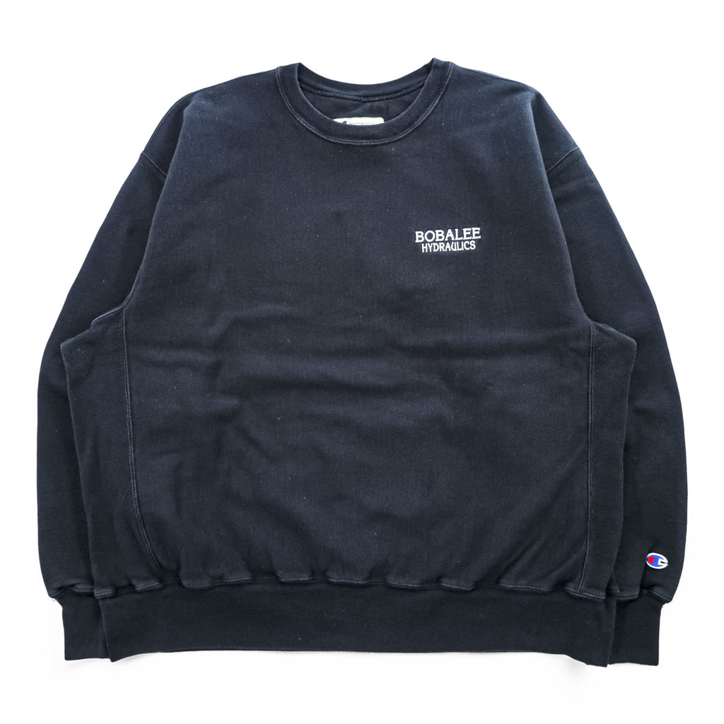 Champion リバースウィーブ PREMIUM REVERSE WEAVE スウェット トレーナー XL ブラック 裏起毛 BOBALEE HYDRAULICS