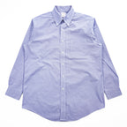 Brooks Brothers 346 長袖シャツ L  Regular Fit ブルー ボタンダウン ノンアイロン