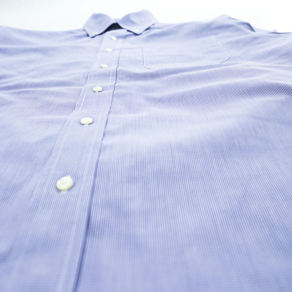 Brooks Brothers 346 長袖シャツ L  Regular Fit ブルー ボタンダウン ノンアイロン