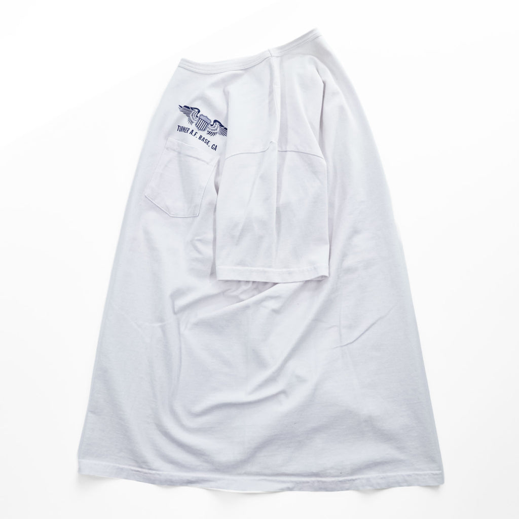 BUZZ RICKSON'S USA製 ポケット Tシャツ XXL ホワイト TURNER A.F.BASE,GA