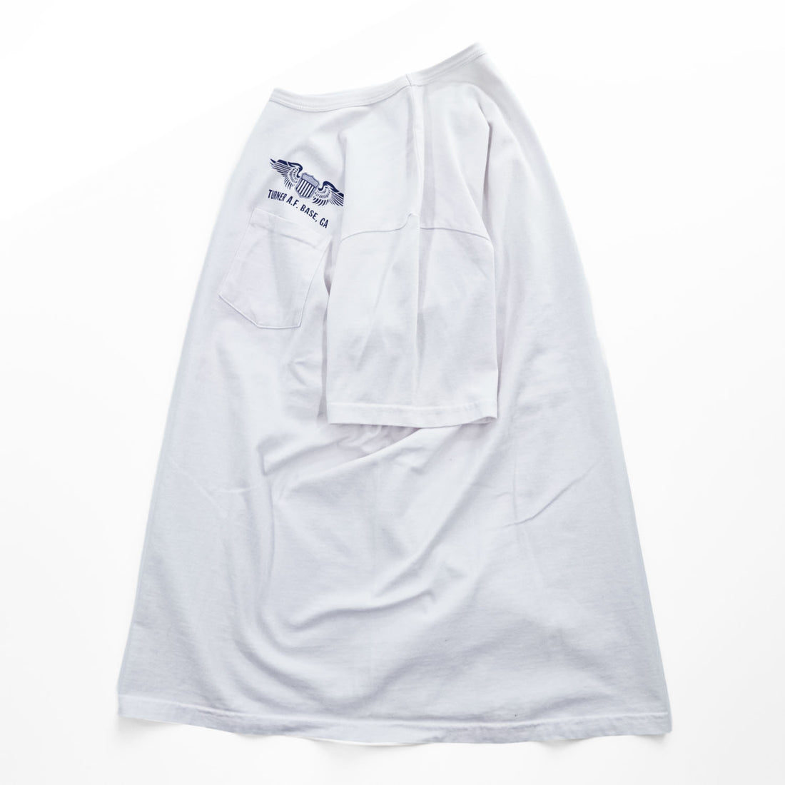 BUZZ RICKSON'S USA製 ポケット Tシャツ XXL ホワイト TURNER A.F.BASE,GA