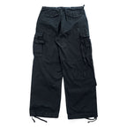 Brandit ミリタリー カーゴ ワークパンツ L ブラック ドローコード US ARMY M-65型