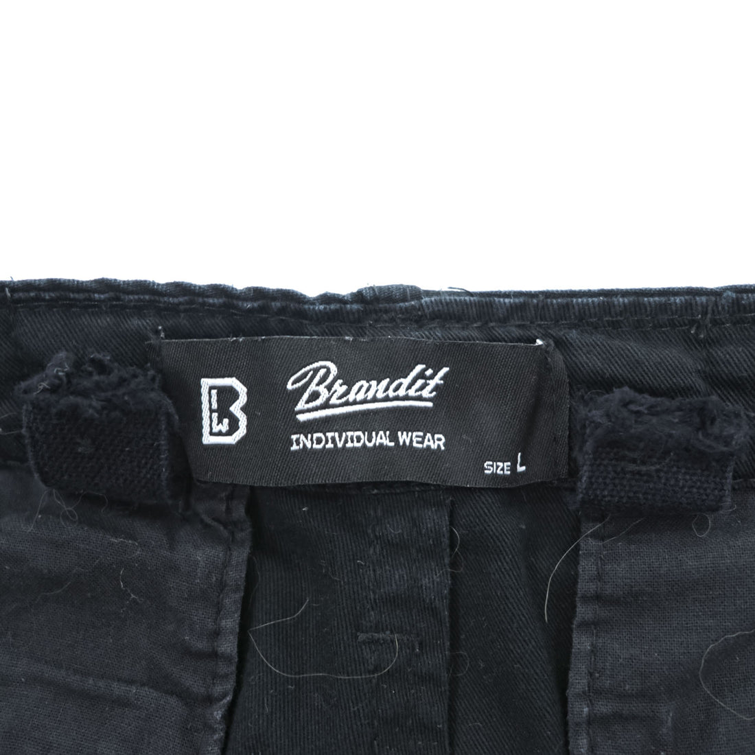 Brandit ミリタリー カーゴ ワークパンツ L ブラック ドローコード US ARMY M-65型