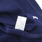 Polo Ralph Lauren ワッフル サーマル 長袖 ロングスリーブ Tシャツ ロンT M ネイビー スモールポニー ロゴ 刺繍 SLEEPWEAR 未使用品