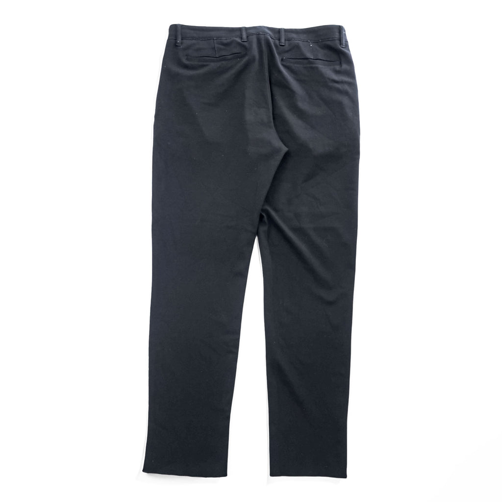 HUGO BOSS テーパード スラックス パンツ M ブラック ストレッチ Hendris 183 ルーマニア製