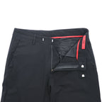 HUGO BOSS テーパード スラックス パンツ M ブラック ストレッチ Hendris 183 ルーマニア製