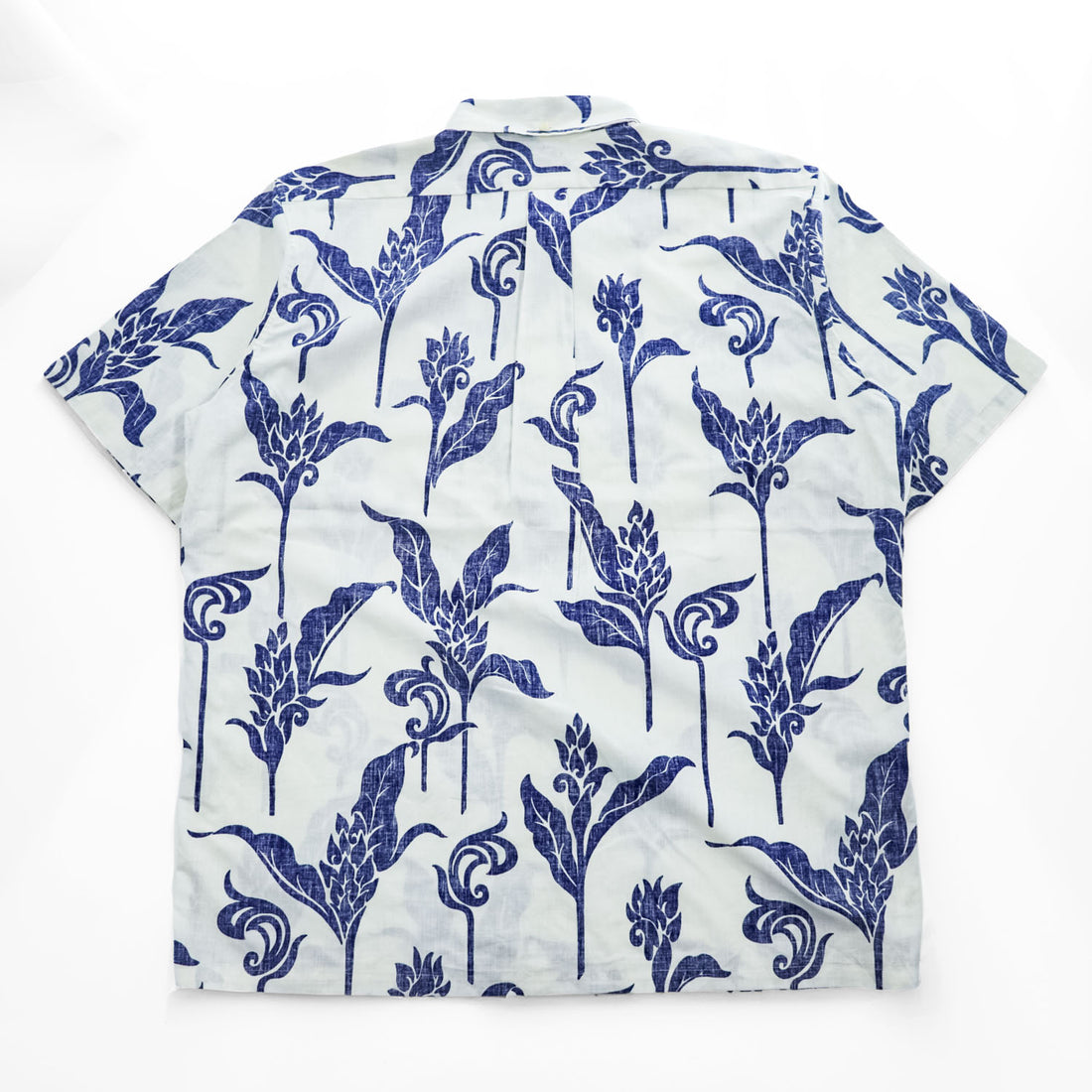 reyn spooner 90年代 ヴィンテージ プルオーバー 半袖シャツ アロハシャツ XXL ホワイト 総柄 ビッグサイズ CLASSIC FIT ハーフボタン