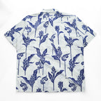 reyn spooner 90年代 ヴィンテージ プルオーバー 半袖シャツ アロハシャツ XXL ホワイト 総柄 ビッグサイズ CLASSIC FIT ハーフボタン