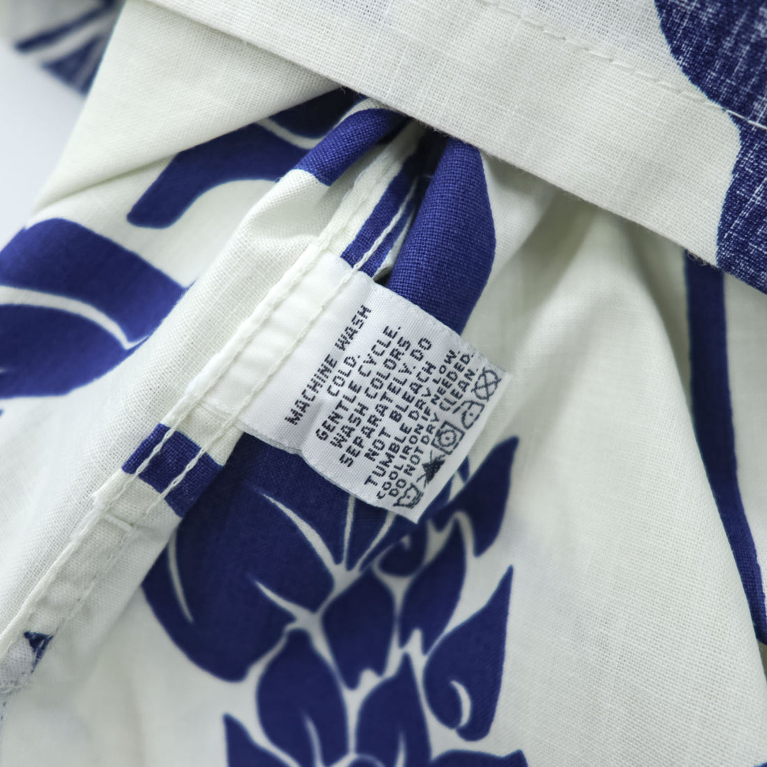 reyn spooner 90年代 ヴィンテージ プルオーバー 半袖シャツ アロハシャツ XXL ホワイト 総柄 ビッグサイズ CLASSIC FIT ハーフボタン