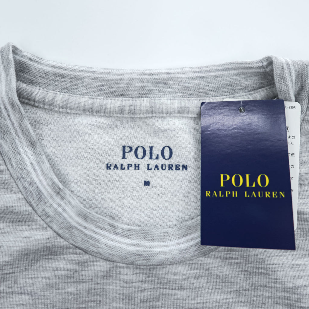 Polo Ralph Lauren 半袖クルーネック Tシャツ M グレー ストレッチ 未使用品