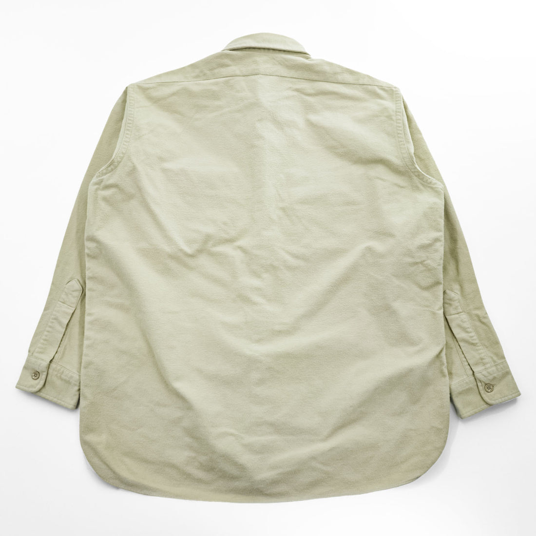 L.L.Bean 90年代 USA製 ヴィンテージ 長袖 シャモアクロスシャツ L ベージュ CHAMOIS CLOTH SHIRT 1612