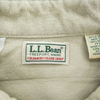 L.L.Bean 90年代 USA製 ヴィンテージ 長袖 シャモアクロスシャツ L ベージュ CHAMOIS CLOTH SHIRT 1612