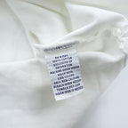 Polo Ralph Lauren 鹿の子 半袖 ポロシャツ M ホワイト スモールポニー ロゴ 刺繍 コットン