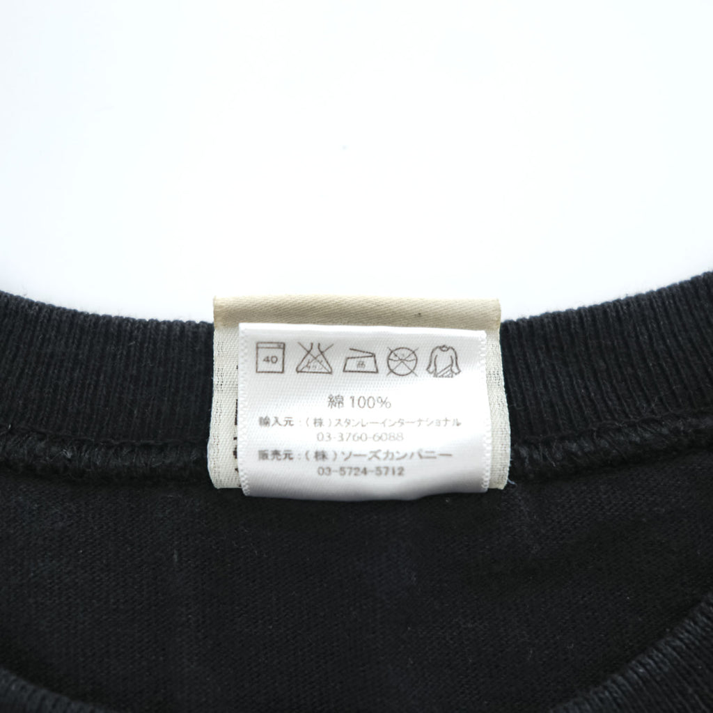 Goodwear USA製 タンクトップ ノースリーブ クルーネック M ブラック ポケット付