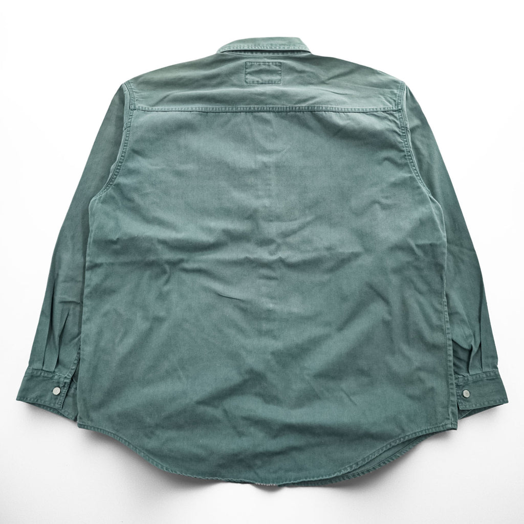 Levi's 90年代 ヴィンテージ 長袖 ワークシャツ XL カーキ グリーン 胸ポケット ビッグサイズ 60560-1332