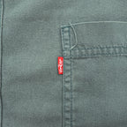 Levi's 90年代 ヴィンテージ 長袖 ワークシャツ XL カーキ グリーン 胸ポケット ビッグサイズ 60560-1332