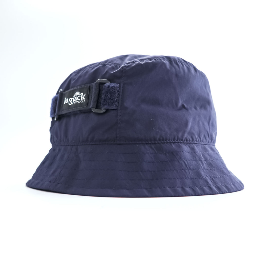 bagjack × HYPEGOLF 日本製 バケットハット ネイビー CORDURA コーデュラ ナイロン メッシュ裏地 ベルクロアジャスター BHA-H06