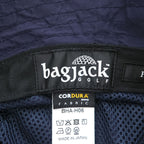bagjack × HYPEGOLF 日本製 バケットハット ネイビー CORDURA コーデュラ ナイロン メッシュ裏地 ベルクロアジャスター BHA-H06