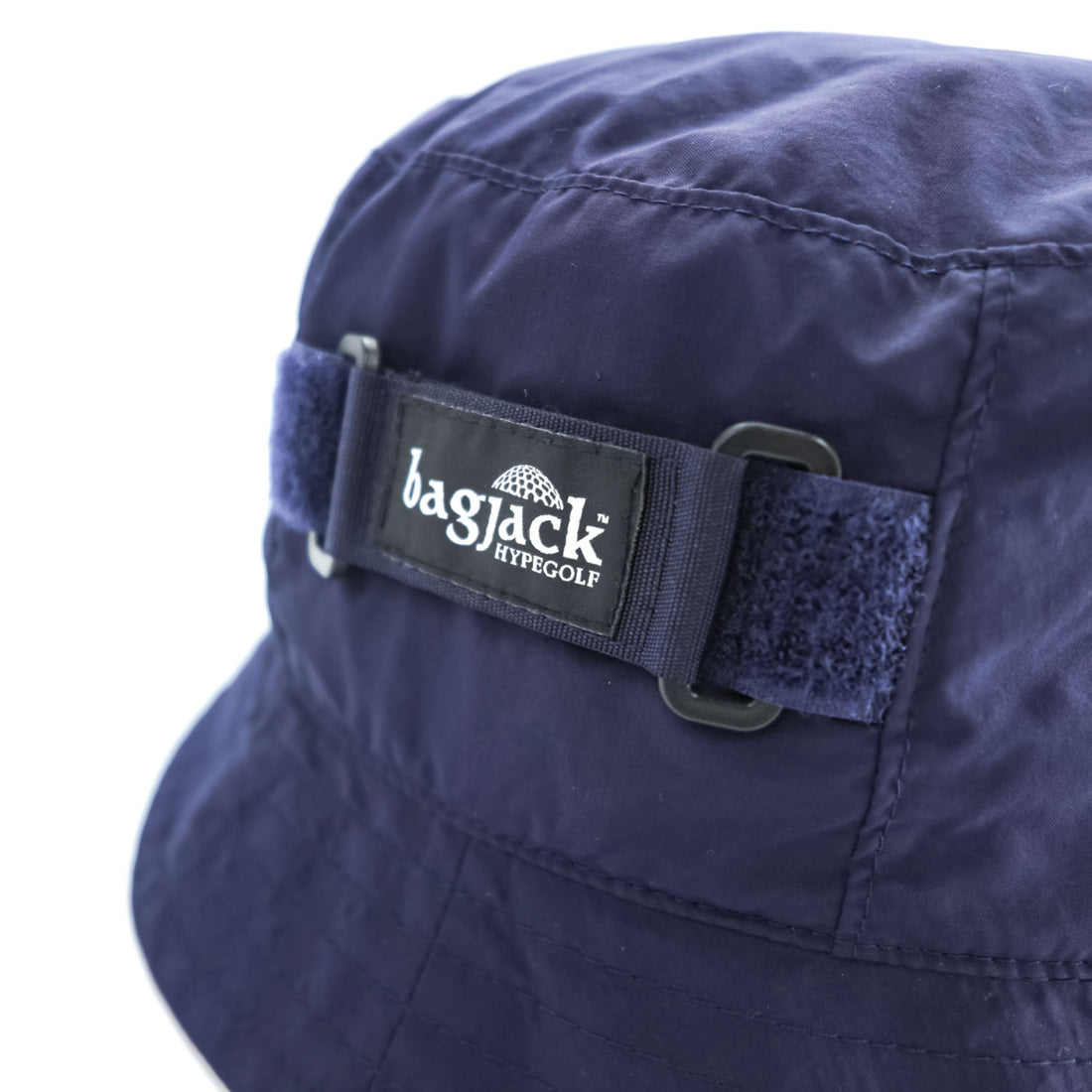 bagjack × HYPEGOLF 日本製 バケットハット ネイビー CORDURA コーデュラ ナイロン メッシュ裏地 ベルクロアジャスター BHA-H06