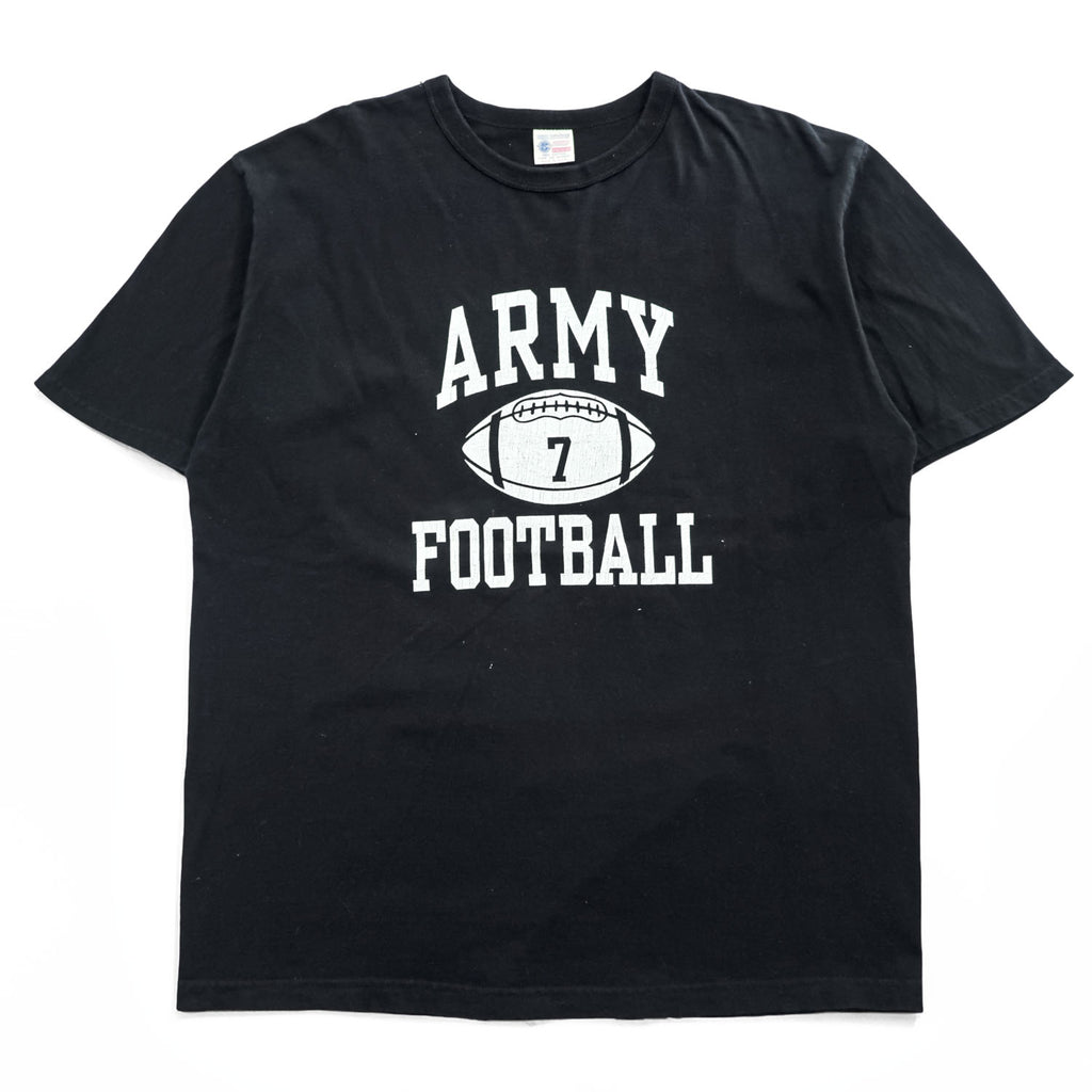BUZZ RICKSON'S USA製 クルーネック 半袖 Tシャツ XXL ブラック ARMY FOOTBALL