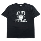 BUZZ RICKSON'S USA製 クルーネック 半袖 Tシャツ XXL ブラック ARMY FOOTBALL